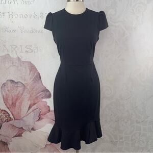 Betsey Johnson Black Flare Hem Size 10